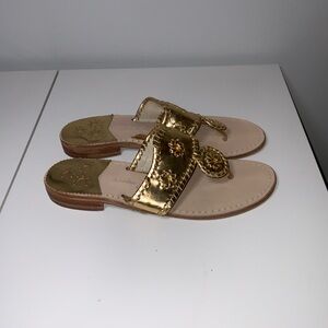 COPY - 8 Gold Jack Rogers Sandals